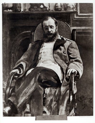 Ritratto di Cesar Cui (1835-1918) 1890 da Ilya Efimovich Repin